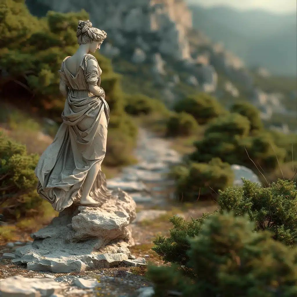 Hellenic statue in Lycian Path